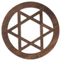 PRETYZOOM Unique Wall Hanging Wood Carving Altar Decor Spiritual Decor Flower of Life Art