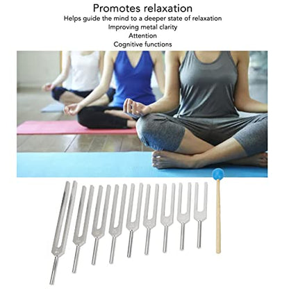 Pilipane Portable Tuning Fork Sound Tool for Meditation and Centre Improvement
