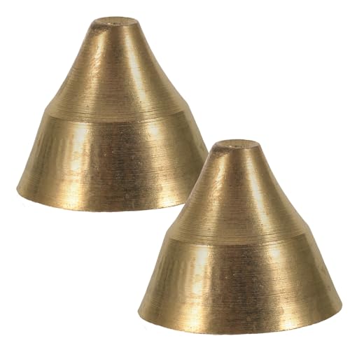 Bell Set 2pcs Vintage Rhythm Meditation Bells for Percussion Instrument Ethnic Tingsha for Yoga Mindfulness and Spiritual Practices
