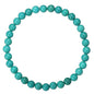 BRCbeads Gemstone Bracelets Natural Gemstone Birthstone Handmade Healing Power Crystal Beads Elastic Stretch 7.5 Inch Gift Box Unisex - color: Green Turquoise