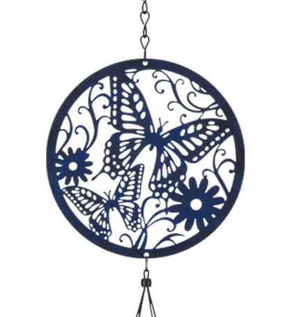Regal Art & Gift Garden Lattice Chimes - Outdoor Decorative Metal Hanging Chime - Relaxing Sound for Yard, Patio, Porch or Garden - Butterfly