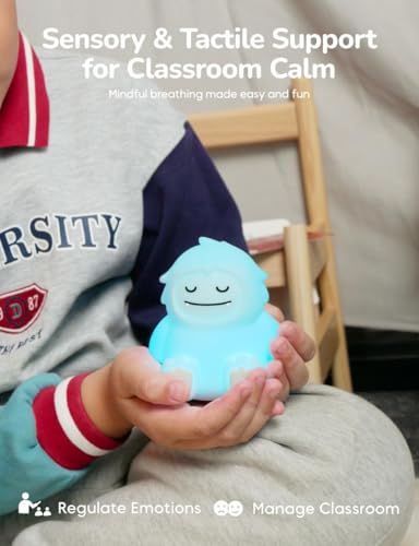 Breathing Pal Mini 'Yoyo' - Mindfulness Breathing Light, Guided Visual Meditation Breathing Light, Anxiety Relief Items for Calm Down Corner/Meditation/Sleep Aid for Adult/Kid - size: Yoyo (Mini)