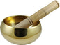 Devyom Christmas Ideas Gift Brass Metal Tibetan Singing Bowl Red - 4" Musical Instrument For Meditation With Stick - For Meditation And Healing