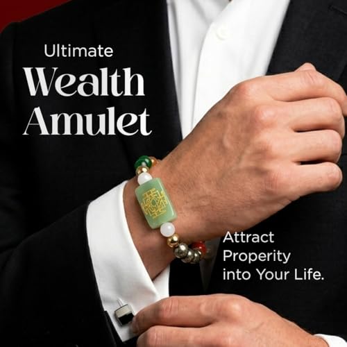 Natural Healing Dhan Yog Bracelets For Men & Women Certified Gemstone 8mm Beads for Money Magnet & Wealth Attraction, Prosperity, Success, Protection, Luck, Stress Relief & Emotional Balance DhanYog Bracelet - color: Laxmi Dhan Samridhi Aishwarya Vriddhi