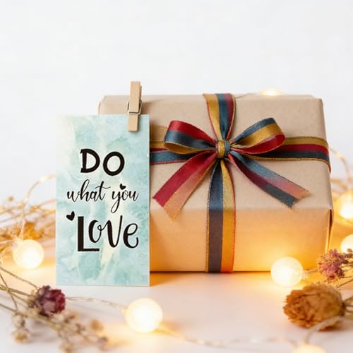30 Pack Inspirational Quote Cards with Positive Affirmations, Motivational Greeting Cards for Encouragement, 2"x3.5" Mini Card Set