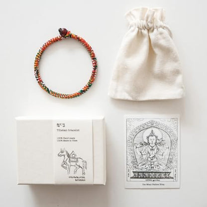 Authentic Blessed Tibetan Temple Handmade Buddha Bracelet, Red String Protection Bracelet with a Talisman, Good Luck Buddhist Bracelets with Varja Knots, Spiritual Gifts for Women Men (8 inch) - size: 8 inch
