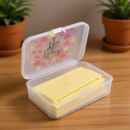 Goodma Thank You 12 Pieces Rectangular Plastic Storage Boxes with Hinged Lids for Small Items and Craft Projects, 3.3 x 2.2 x 1 inch (Frosted White) - color: Frosted White