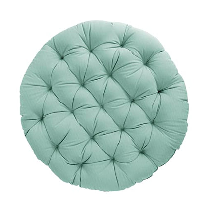 Mozaic Home Ice Mint 48 in x 48 in x 4 in Papasan Cushion - color: Ice Mint, size: 48 in x 48 in x 4 in