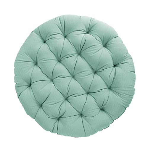Mozaic Home Ice Mint 48 in x 48 in x 4 in Papasan Cushion - color: Ice Mint, size: 48 in x 48 in x 4 in