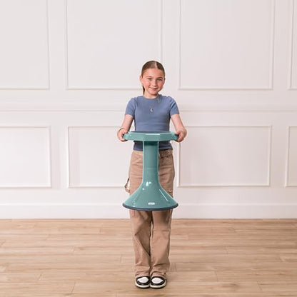 ECR4Kids ACE Active Core Engagement Wobble Stool, 18-Inch Seat Height, Flexible Seating, Seafoam