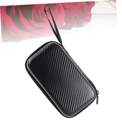 DOITOOL Portable Eva Storage Bag for Durable Shockproof Case with Classic Zipper Design Protective Pouch for Go Use Black