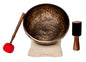 Large Tibetan Singing Bowl Set by Ohm Store — Jupiter Pure Bronze Meditation Sound Bowl 12 Inches, 2 Mallets and a Cushion — Sound Bath Instrument to Enhance Yoga, Prayer, Chakra Healing, and Mindset - color: Jupiter
