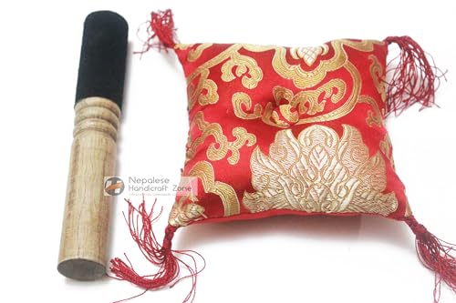 Tibetan Plain Singing Bowl - Meditation Bowl-Handmade Bowl Set by Nepalese Handicraft Zone (7")
