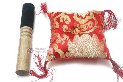 Tibetan Plain Singing Bowl - Meditation Bowl-Handmade Bowl Set by Nepalese Handicraft Zone (7")