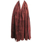 Om Ohm Mantra Yoga Meditation Cotton Altar Cloth Prayer Shawl Tapestry Large - color: Dark Brown