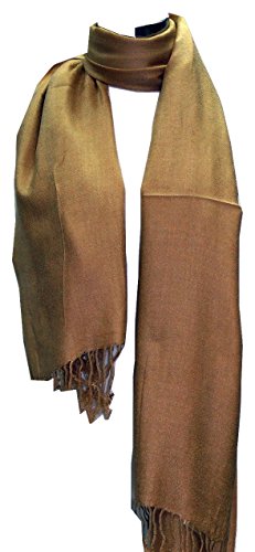 Tapp Collections™ Premium Pashmina Shawl Wrap Scarf - color: Honey Beige