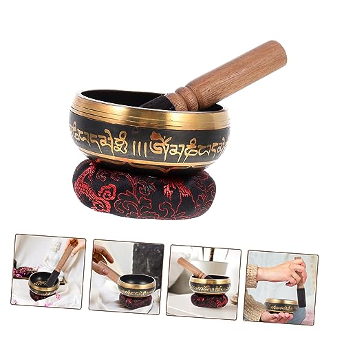 Tibetan Singing Bowl Peaceful Meditation Chime Handmade Craftsmanship Random Color