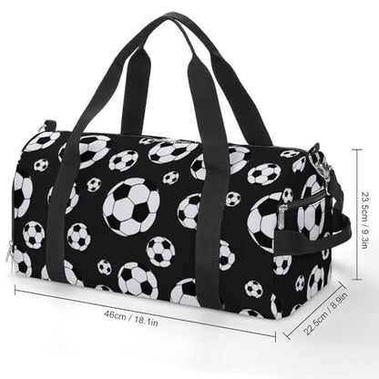 Soccer Balls Football Large Capacity Portable Fitness Bag, Easy to Carry - color: soccer balls football
