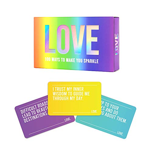 Gift Republic GR490102 Love-100 Affirmation Cards to Make You Sparkle
