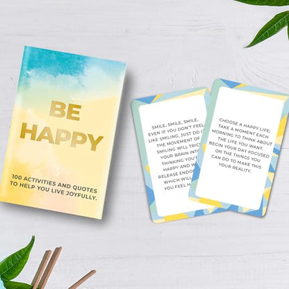 Gift Republic Be Happy - 100 Cards to Help You Find Your Way Back to Happiness