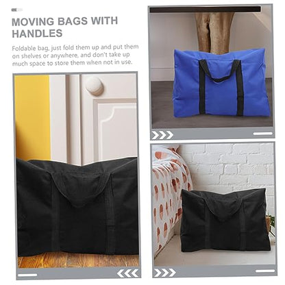 Ipetboom 2Pcs Heavy Duty Oxford Cloth Quilt Storage Bag Multi Use Luggage Bag for Moving and Organizing Sturdy Outdoor Storage Bags for Home and Travel