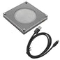 Portable 7.83Hz Resonances Generator with Ultra Low Frequency Pulse, ABS Silver Sleep Support Device for Relaxation & Focus, Model FM783