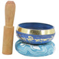 HEMOTON Handcrafted Tibetan Singing Bowl Set for Meditation and Yoga with Cushion and Mallet Calming Sound for Mindfulness and Chakra Healing