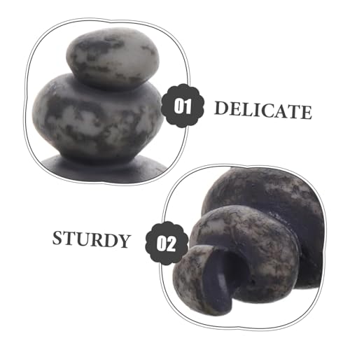 20pcs Stacked Rock Decor Japanese Zen Garden Ornaments for Indoor Outdoor Decor