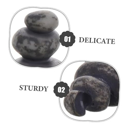 20pcs Stacked Rock Decor Japanese Zen Garden Ornaments for Indoor Outdoor Decor