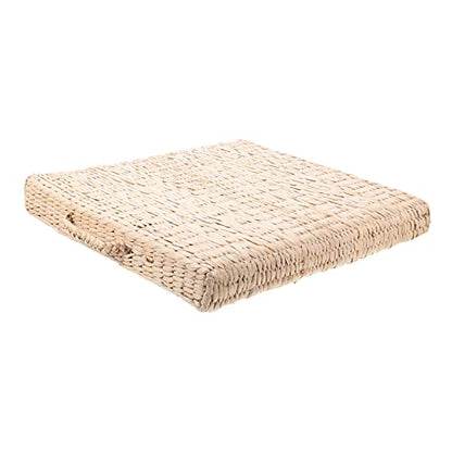 1pc Hand-Made Woven Mat Straw Meditation Cushion for Home Use Thickness for Yoga Meditation and Decorative Seating