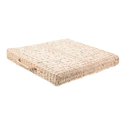 1pc Hand-Made Woven Mat Straw Meditation Cushion for Home Use Thickness for Yoga Meditation and Decorative Seating