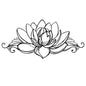 YATEASLU Lotus Wall Art, Zen Wall Decor with Mandala Design, Metal Lotus Flower Spiritual Decor for Home, Measuring Ideal for Yoga Meditation, A Gift for Yoga Lovers