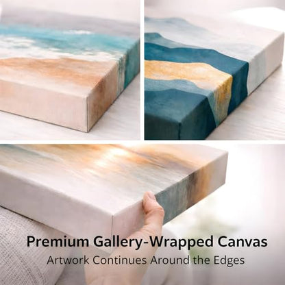 Nature Zen Stones Spa Decor - Canvas Wall Art Print 48×32 inch (120×80 cm) - Horizontal / 1.25 inch (3 cm)
