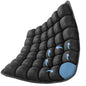 Travel Cushion Inflatable Seat Cushion 3D Air Seat Cushions Adjustable Inflatable Portable Airplane Pad for Wheelchair, Car, Office, Home Living (Black)