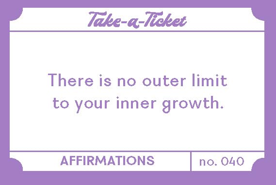 Take a Ticket: Affirmations - 200 Tear-Off Pep Talks