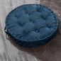 Round Floor Pillow, 23.6x23.6 Inch, Large Seat Cushion for Adults, Soft Thick Meditation Cushion Floor Seating with Handle for Yoga, Reading,Indoor, Outdoor, Dark Blue, 1PCS