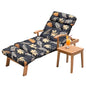 Outdoor Chaise Lounge Chair Cushion 75.1 x 23.6 x 4.7in, Waterproof Replacement Cotton Patio Thickened Pool Lounge Chair Cushion with Ties for Patio Outdoor Furniture,Autumn Leaves - color: Autumn Leaves