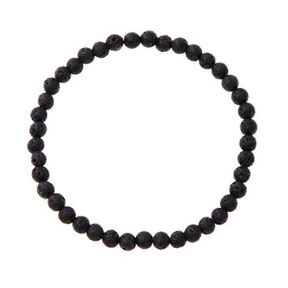 Made by Nami 2 Pcs Boho Surfer Bracelets for Men and Women Waterproof and Adjustable Beach Bracelets for Men and Women Set of 2 Beaded & Braided - color: Lava-Beads & Black