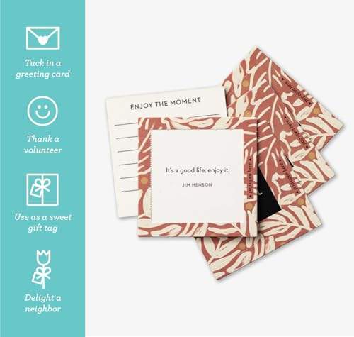 Compendium ThoughtFulls Pop-Open Cards — 4-Pack of Grateful, Live with Intention, Mindfulness, Carpe Diem – 120 Pop-Open Cards, Each with a Different Message Inside - color: Grateful, Intention, Mindfulness, Carpe Diem