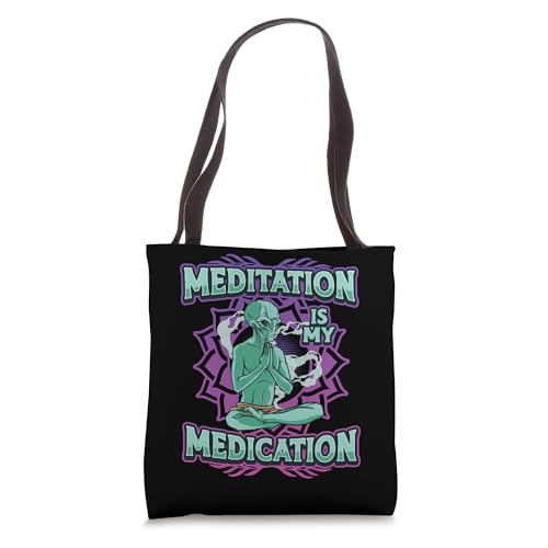 Meditation Is My Medication Kundalini Yoga Tote Bag