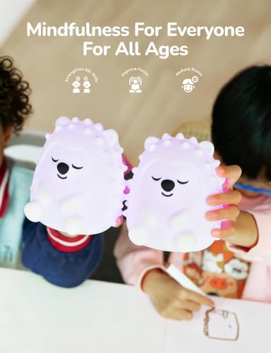 Breathing Pal 'Hogi'- Mindfulness Breathing Light, Guided Visual Meditation Breathing Light, Anxiety Relief Items for Calm Down Corner/Meditation/Sleep for Adult&Kid - size: Hogi (Hedgehog)
