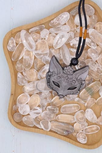 Crystal Pendant Necklaces Healing love Women's Men's choker Obsidian Tiger eye White Crystal Black Gold waterproof dainty Charm stackable statement Cute Stone necklace Unisex - style: Crystal pendant FoxMask