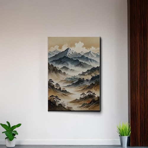 Japanese Wall Art, Minimalist Wall Art, Neutral Abstract Art, Modern Minimalist, Zen Wall Art, Zen Printed Wall Art, Japanese Art Print, Decor Canvas, Wall