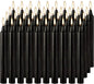 YOROXRG Set of 40 Black Candles – Spell Chime Candles for Halloween, Rituals, Prayer, Birthdays, Meditation, Altar - 4 Inch Tall, Unscented - color: Black-4" 40