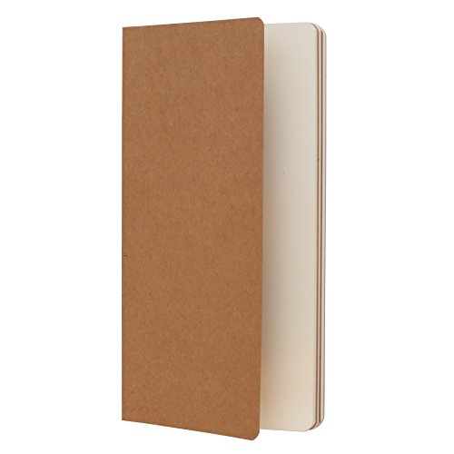 Travel Journal Set - 3 Notebooks for Unforgettable Moments - Soft Cover, Compact Size - 4.3” x 8.2” - 100gsm Paper, 60 Pages/30 Sheets per Journal - Perfect for Travelers - size: H5, style: Plain