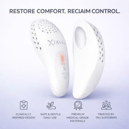 XJAW™ Advanced 3-in-1 Heated & Cooling Jaw & Neck Massager with Precision Vibration – Rechargeable Premium Wellness Device for Relaxation & Daily Comfort