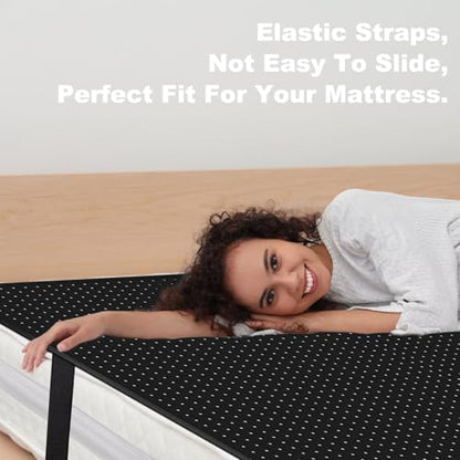 NIULAFR Grounding Mat for Bed, Earth Connected Conductive Grounding Mattress Pad for Better Sleep, Reduce Stress, Improve Health - size: Queen - 27"x78"