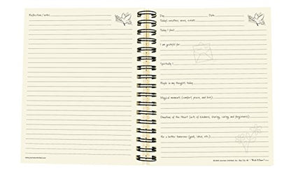 Write it Down series by Journals Unlimited, Guided Journal, Inspirations, A Gratitude Journal, Full-size 7.5"x 9", Blue Hard Cover, Made in USA