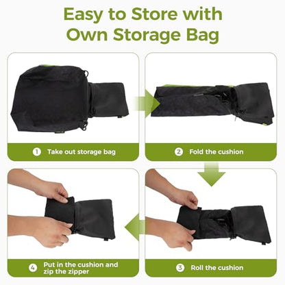 ATEPA Cloud Airbag Inflatable Sling Bag, Ultralight 15L Crossbody Travel Bag with Convertible Pillow & Lumbar Support, Packable Shoulder Bag for Travel, Hiking & Outdoor Adventure - color: Black