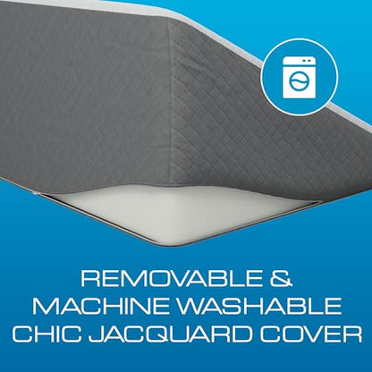 Kolbs Bed Wedge Pillow for Sleep Apnea, FSA Eligible Acid Reflux, and Back Pain Relief, with Chic Jacquard Cover - Headboard Wedges for Sleeping (Standard Width 7.5" Height) - size: Standard Width 7.5" Height